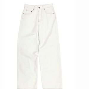 6397 Wide Jean in Chalk White